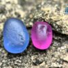 Facet Grade Ceylon Natural Blue Sapphire & Hot Pink Sapphire Alluvial Rough Couple