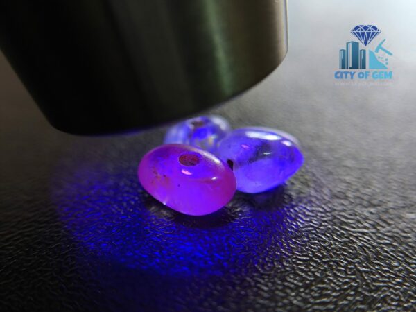 Sapphire Mukkaru Beads from Ancient Galpaya Village