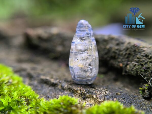 Ceylon Natural Bi-color Sapphire Complete Crystal