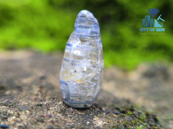 Ceylon Natural Bi-color Sapphire Complete Crystal