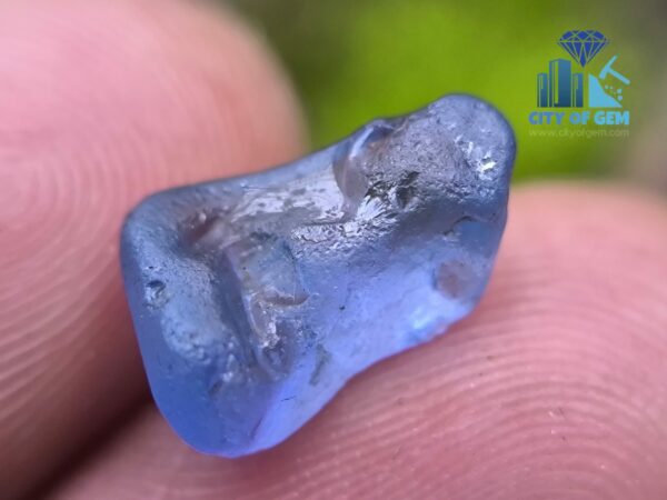 Natural Blue Sapphire and Blue Spinel Rough Couple