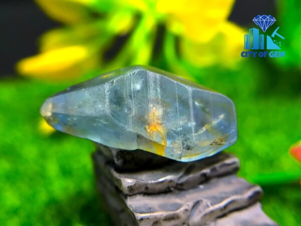 Ceylon Natural Double Terminated Light Blue Sapphire Crystal – Bi