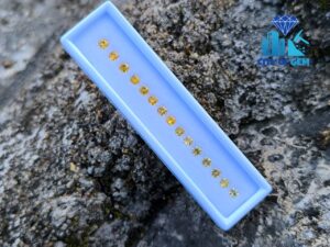 Calibrated Orange to Yellow Zircon Collection for Jewellery