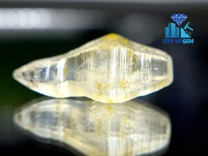 Ceylon Natural Double Terminated White Sapphire Crystal