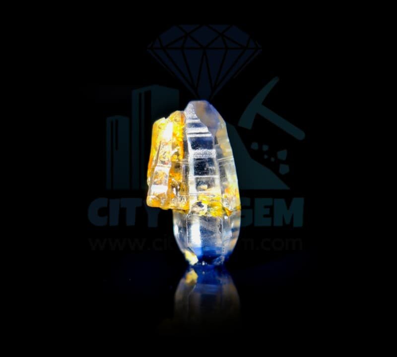 Rare Twin Sapphire Crystal from Rakwana, Sri Lanka – A Natural Gemological Marvel