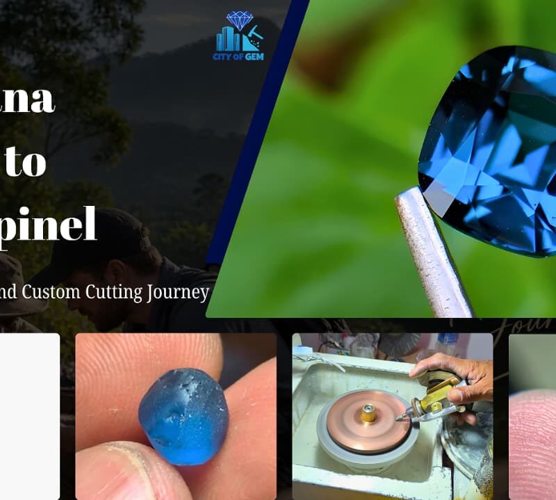 From Rakwana Rough to Blue Spinel: A Gem Hunting and Custom Cutting Journey